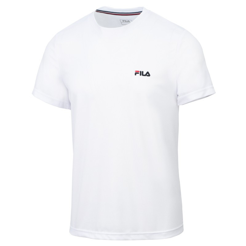 Tee-Shirt Fila Logo Small Blanc