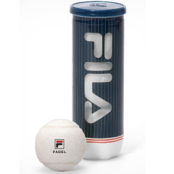 Tube de 3 Balles de Padel Fila Premium Blanc : Achat Fila padel au meilleur prix