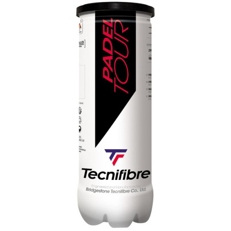 Tube de 3 Balles de Padel Tecnifibre Padel Tour