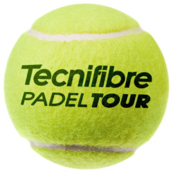 Achat Tube de 3 Balles de Padel Tecnifibre Padel Tour