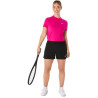 Short Femme Asics 2en1 Court Noir