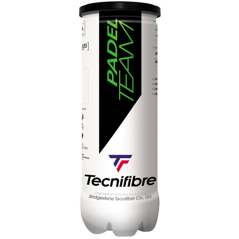 Tube De 3 Balles de Padel Tecnifibre Padel Team