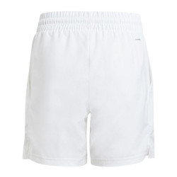 Achat Short Enfant Adidas 3 bandes Club Blanc