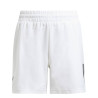 Short Enfant Adidas 3 bandes Club Blanc
