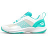 Prix Chaussure De Padel Femme Wilson Hurakn Pro Blanc/Turquoise