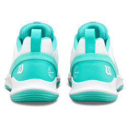 Chaussure De Padel Femme Wilson Hurakn Pro Blanc/Turquoise