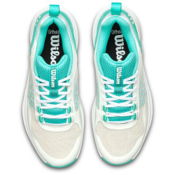 Chaussure De Padel Femme Wilson Hurakn Pro Blanc/Turquoise