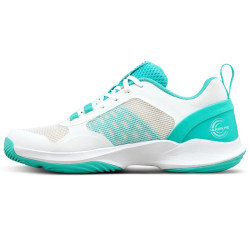 Achat Chaussure De Padel Femme Wilson Hurakn Pro Blanc/Turquoise