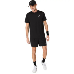 Vente Tee-Shirt Asics Court Noir