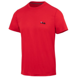 Tee-Shirt Fila Logo Small Rouge