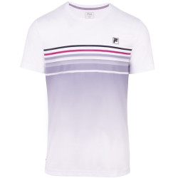 Tee-Shirt Fila Miguel Blanc/Mauve