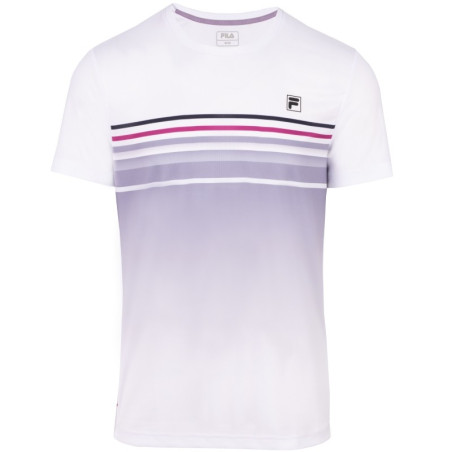 Tee-Shirt Fila Miguel Blanc/Mauve