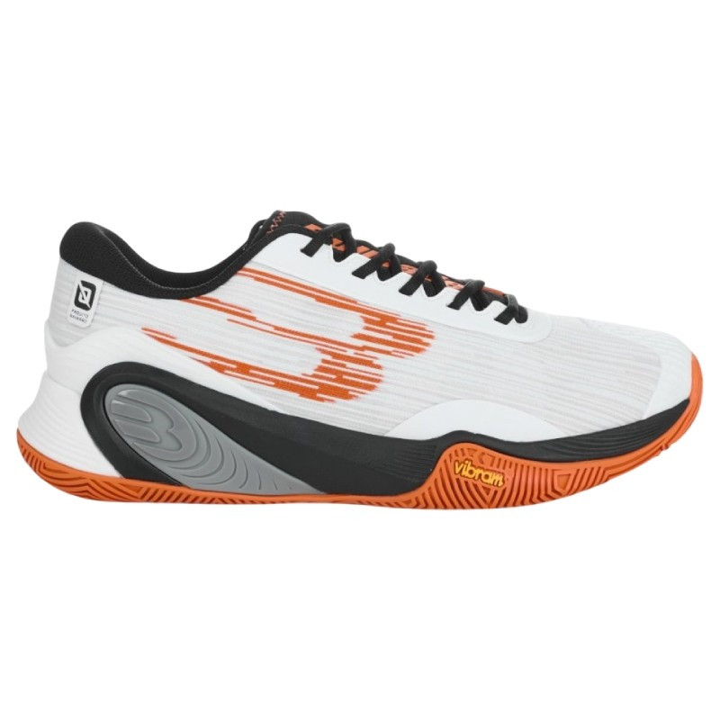 Chaussure De Padel Bullpadel Hack Vibram 25V Blanc/Orange