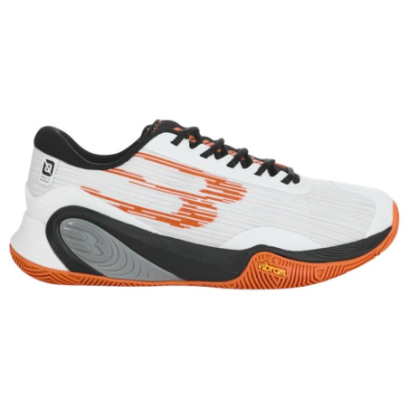 Chaussure De Padel Bullpadel Hack Vibram 25V Blanc/Orange