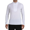 Haut Manches Longues Bullpadel Brise 1/2 Zip Blanc