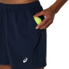 Promo Short Asics Court 7in Bleu Marine