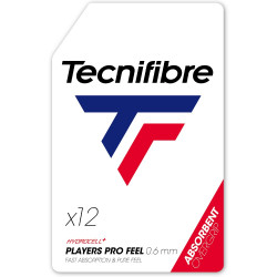 Surgrips Tecnifibre Players Pro Feel x12 Blanc