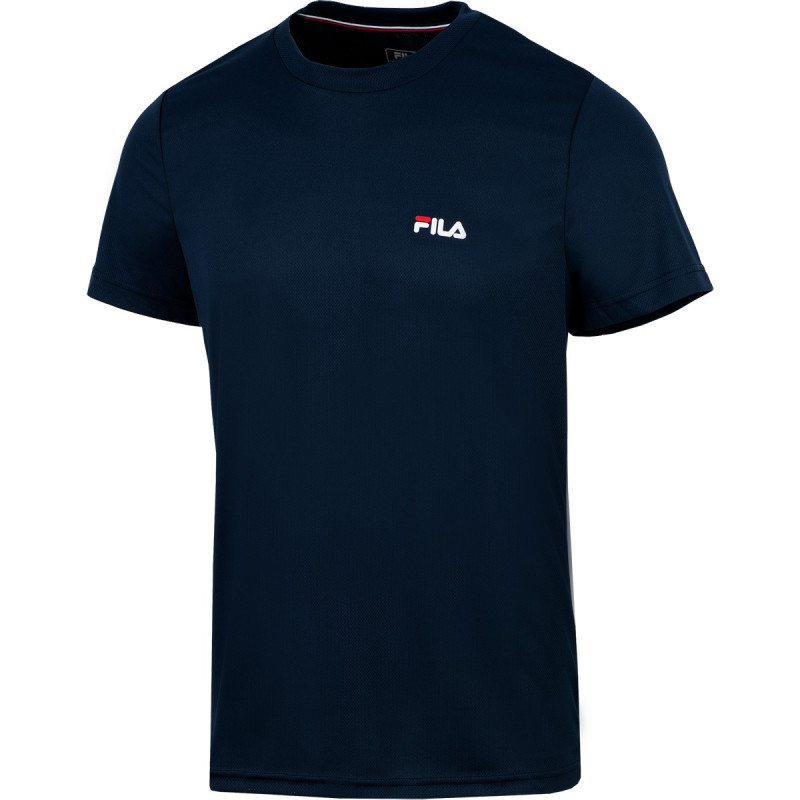 Tee-Shirt Enfant Fila Logo Bleu Marine