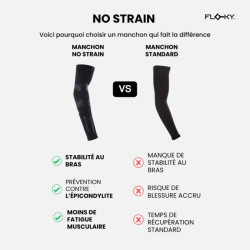 Manchon Floky Bras No Strain Jaune Fluo