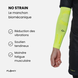 Manchon Floky Bras No Strain Jaune Fluo