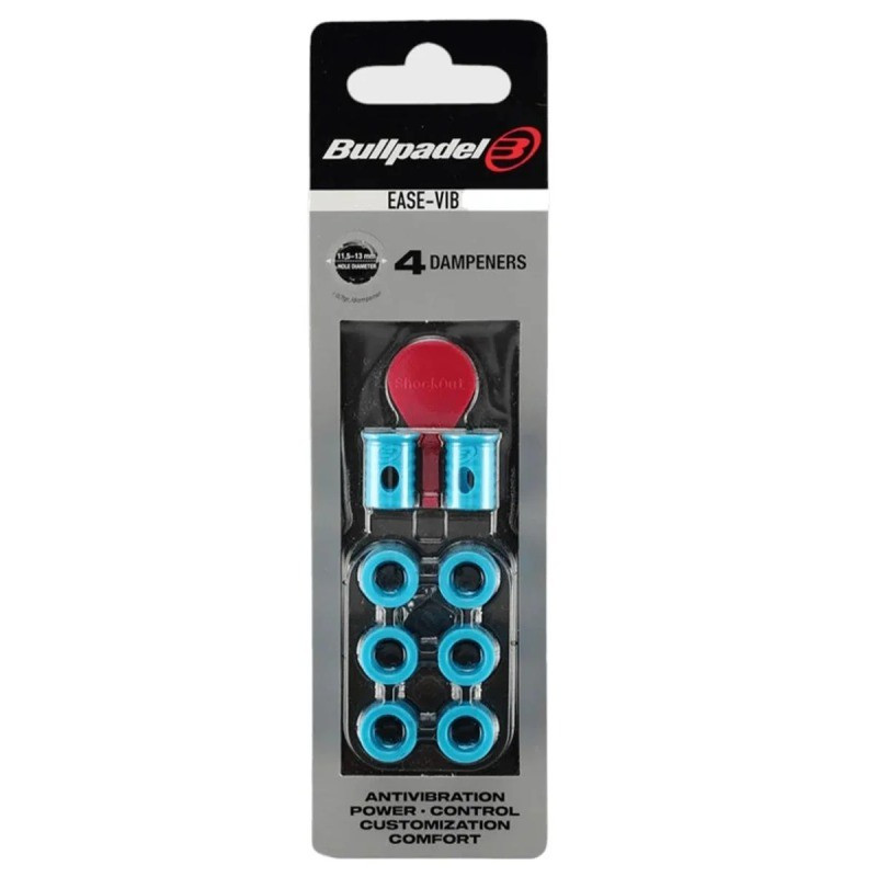 Antivibrateurs Bullpadel Ease Vibe Bleu