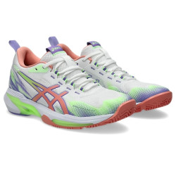 Promo Chaussure De Padel Femme Asics Sonicsmash FF Blanc