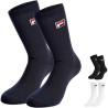 2 Paires de Chaussettes Fila Performance Long