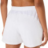 Vente Short Femme Asics 2en1 Court Blanc