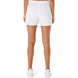 Achat Short Femme Asics 2en1 Court Blanc