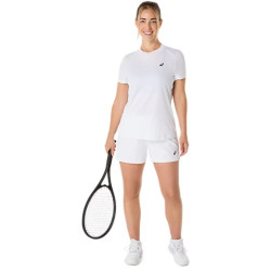 Tee-Shirt Femme Asics Court Blanc