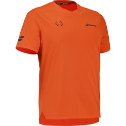 Prix Tee-Shirt de Padel Babolat Crew Neck Lebron Orange