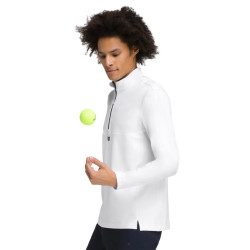 Vente Haut Manches Longues Wilson Elevate Performance 1/2 Zip Blanc