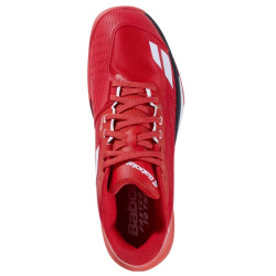 Promo Chaussure Babolat Jet Mach 4 Terre Battue Rouge