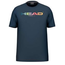 Tee-Shirt Enfant Head Rainbow Bleu Marine