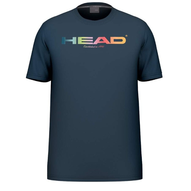 Tee-Shirt Enfant Head Rainbow Bleu Marine