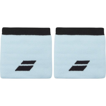 Serre-Poignets Babolat Logo x2 Bleu Ciel