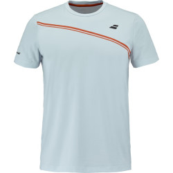 Tee-Shirt Babolat Play Crew Bleu Clair