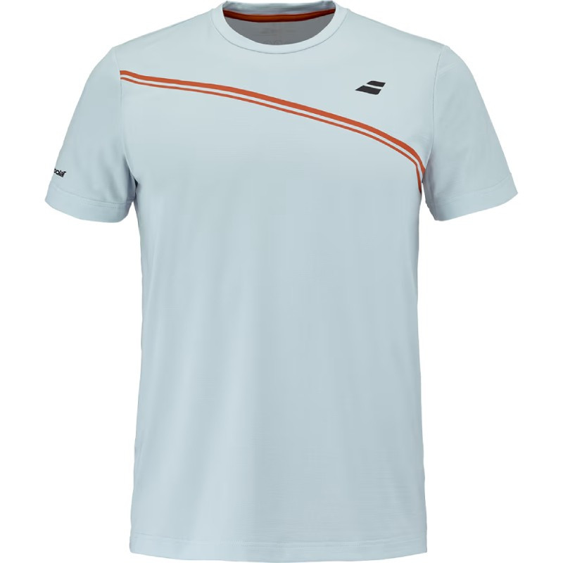 Tee-Shirt Babolat Play Crew Bleu Clair