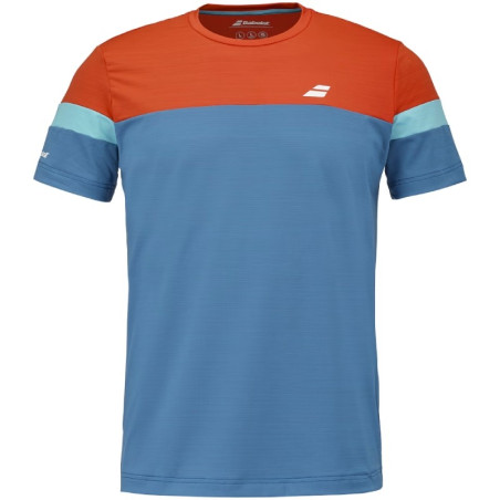 Tee-Shirt De Padel Babolat Perf Crew Bleu