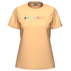 Tee-Shirt Femme Head Rainbow Orange