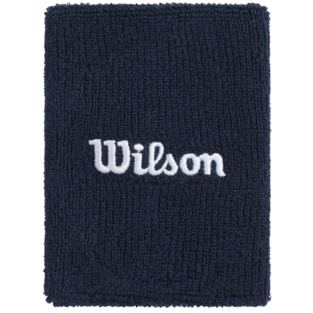 Serre-Poignets Wilson Wide Terry x2 Bleu Marine