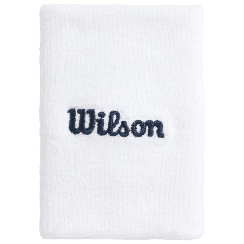 Serre-Poignets Wilson Wide Terry x2 Blanc