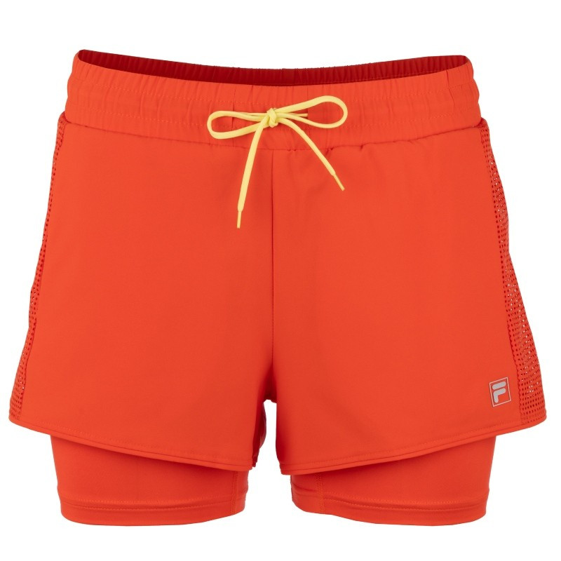 Short Femme Fila 2en1 Elea Orange