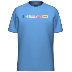 Tee-Shirt Enfant Head Rainbow Bleu