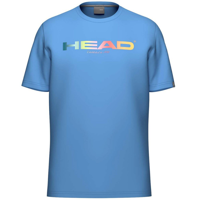 Tee-Shirt Enfant Head Rainbow Bleu