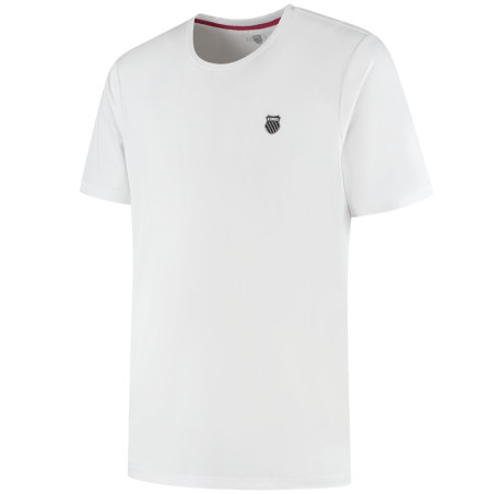 Tee-Shirt K-Swiss Hypercourt Basic Blanc