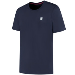Tee-Shirt K-Swiss Hypercourt Basic Bleu Marine