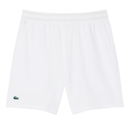Short Lacoste Tennis Ultra Dry Stretch Blanc