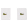 Serre-Poignets Lacoste Jersey Stretch x2 Blanc