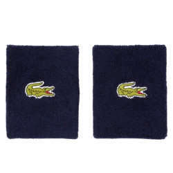 Serre-Poignets Lacoste Jersey Stretch x2 Bleu Marine